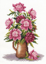 Набор для вышивания " PANNA" C- 0152 ( Ц- 0152 ) " Букет пионов" 