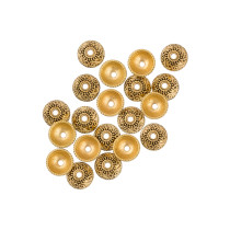 " Zlatka" Розетка для бус MFR- 12 10 мм 20 шт 02 под золото