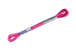 Нитки для вышивания " Gamma" мулине 100% вискоза 8 м R0069 фуксия